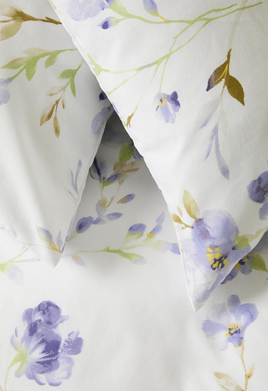 Sixth Floor - Blue Vine Cotton Blend Duvet Set
