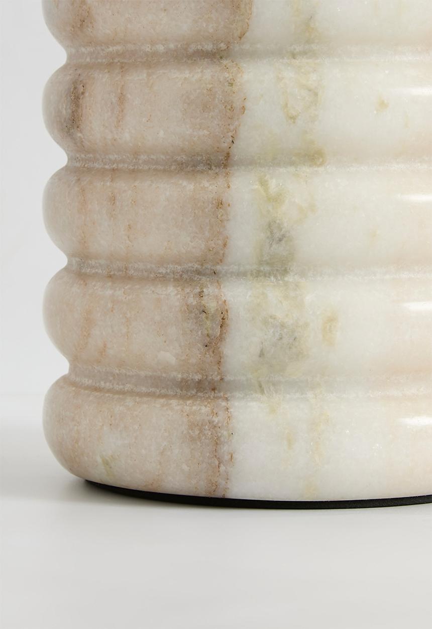 Sixth Floor - Rolo marble utensil holder - Natural