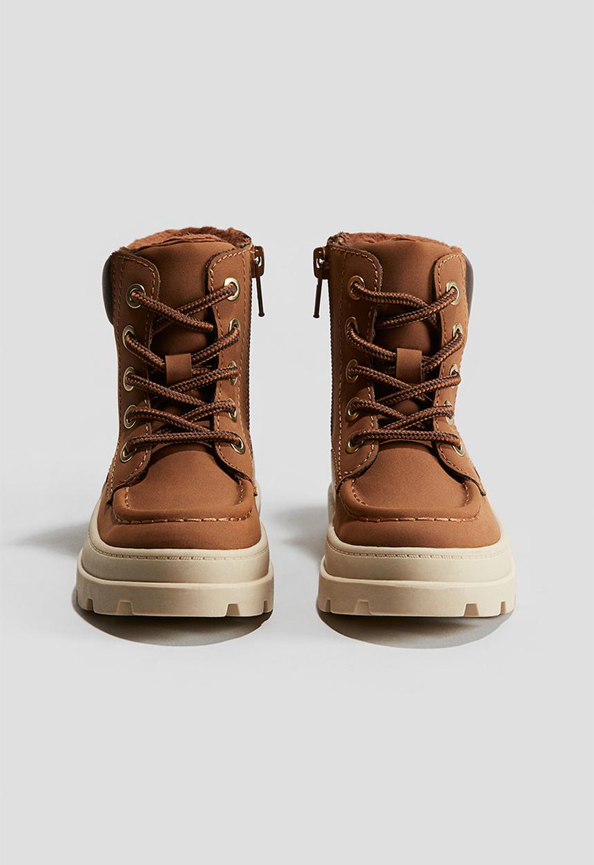 H&M - Lace-up boots - brown