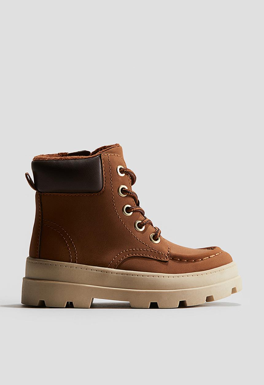 H&M - Lace-up boots - brown