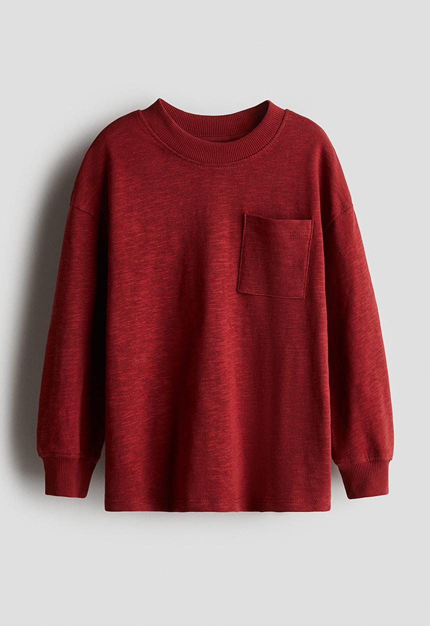 H&M - Long-sleeved jersey t-shirt - red