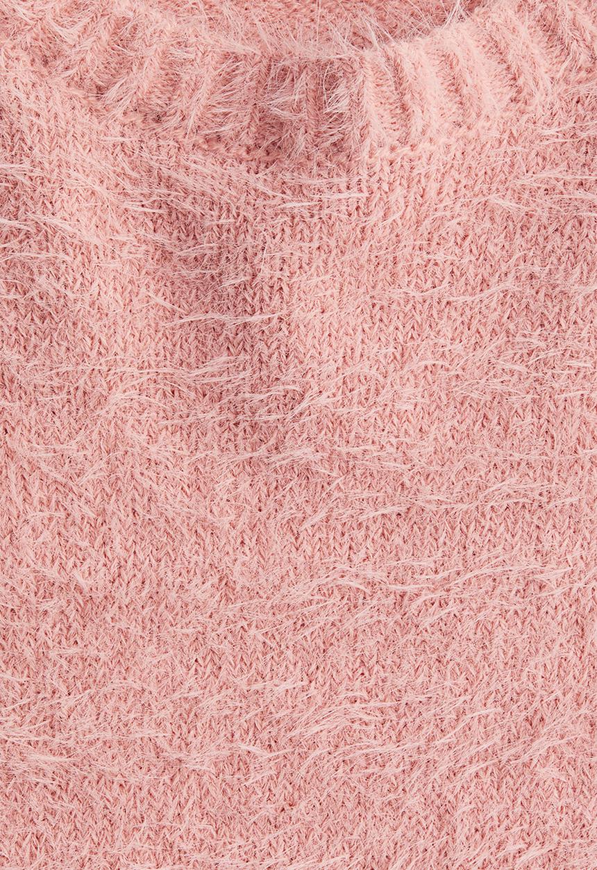 H&M - Brushed fine-knit jumper - dusty pink