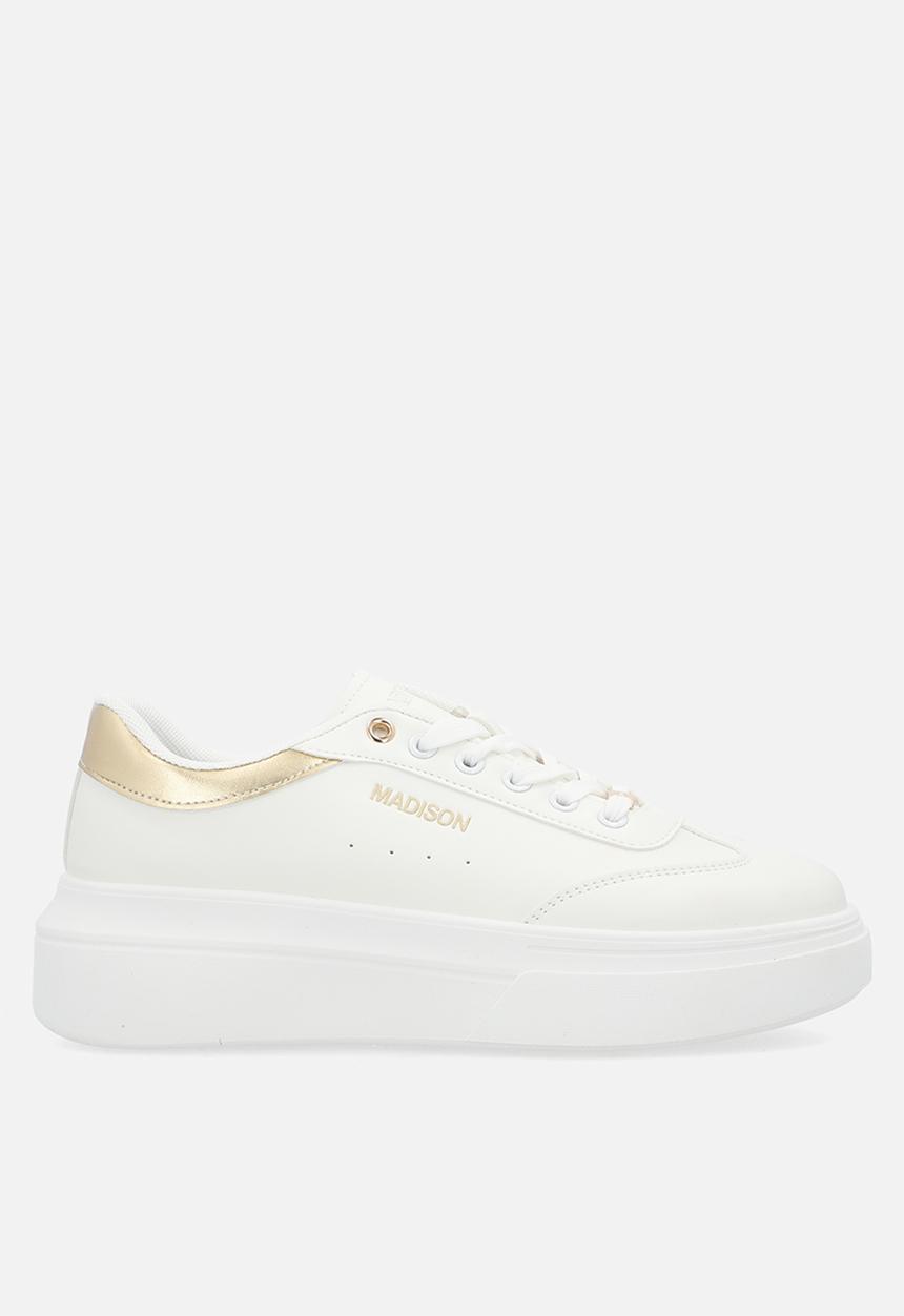 Madison® - Toby sneaker - white/gold