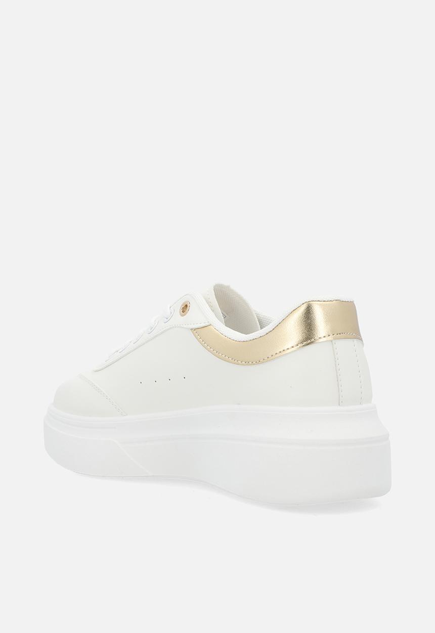 Madison® - Toby sneaker - white/gold