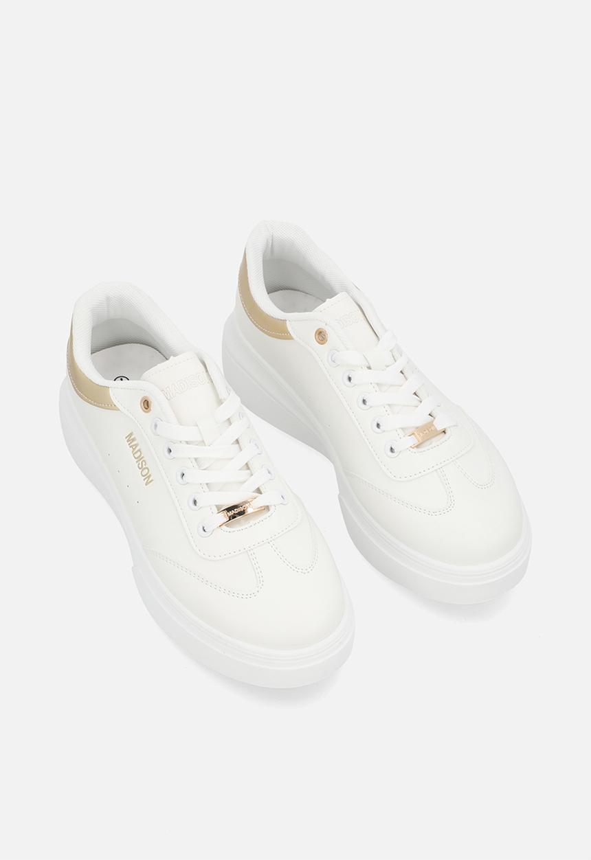 Madison® - Toby sneaker - white/gold