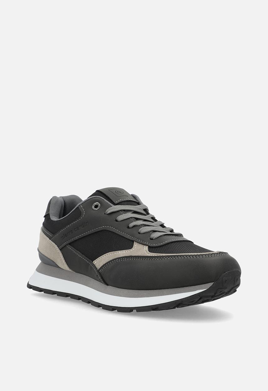 Pierre Cardin - Trystan casual lace up - black & grey