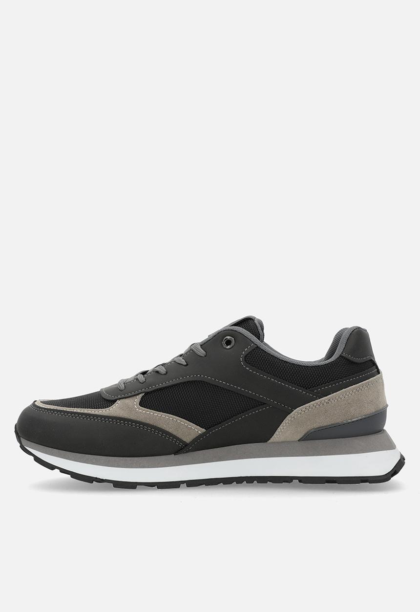 Pierre Cardin - Trystan casual lace up - black & grey