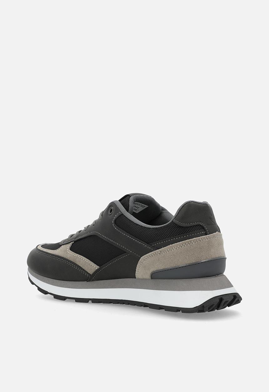 Pierre Cardin - Trystan casual lace up - black & grey