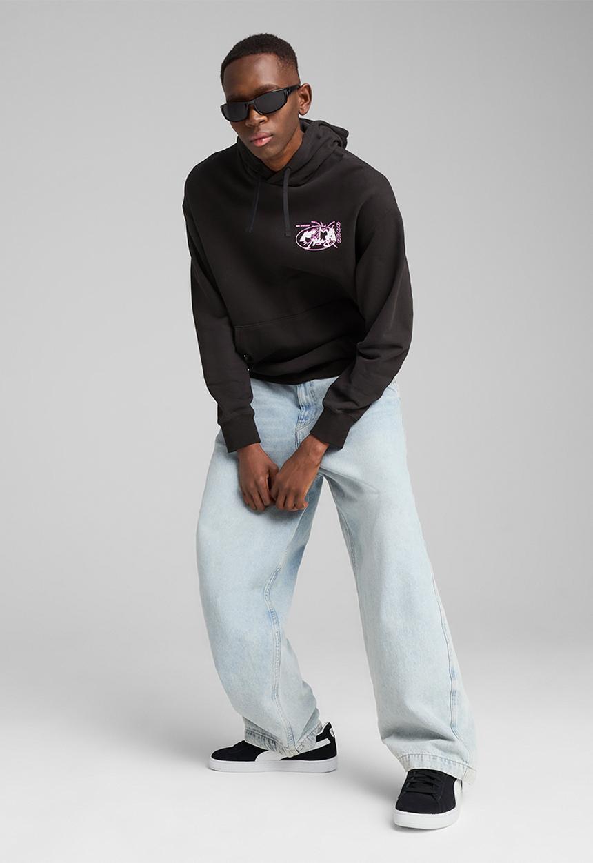 PUMA - FUTURE.PUMA.ARCHIVE Relaxed Graphic Hoodie TR - Puma Black