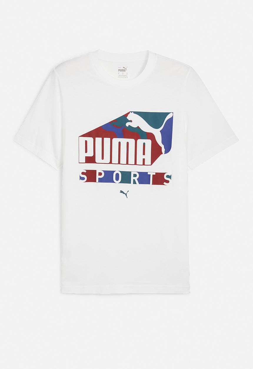 PUMA - GRAPHICS Puma Sports Tee M - Puma White