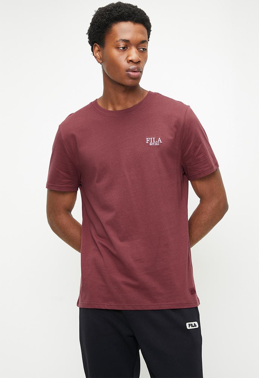 FILA - Lennon T-Shirt - New Maroon