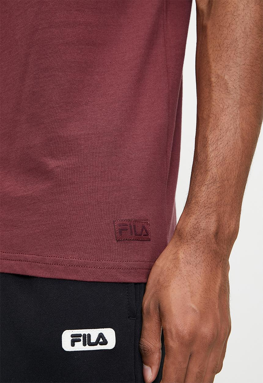 FILA - Lennon T-Shirt - New Maroon