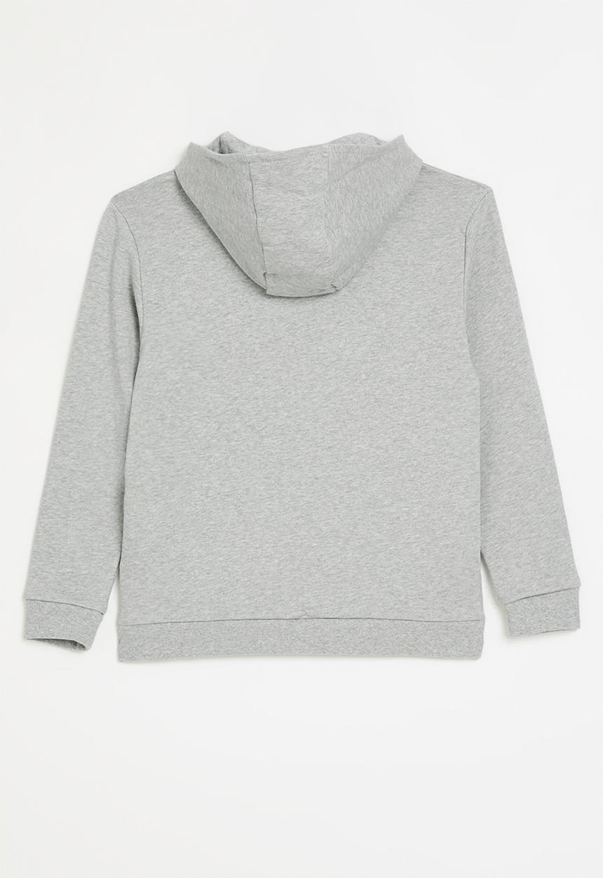 POLO - Boys gavin zip through hoody - grey