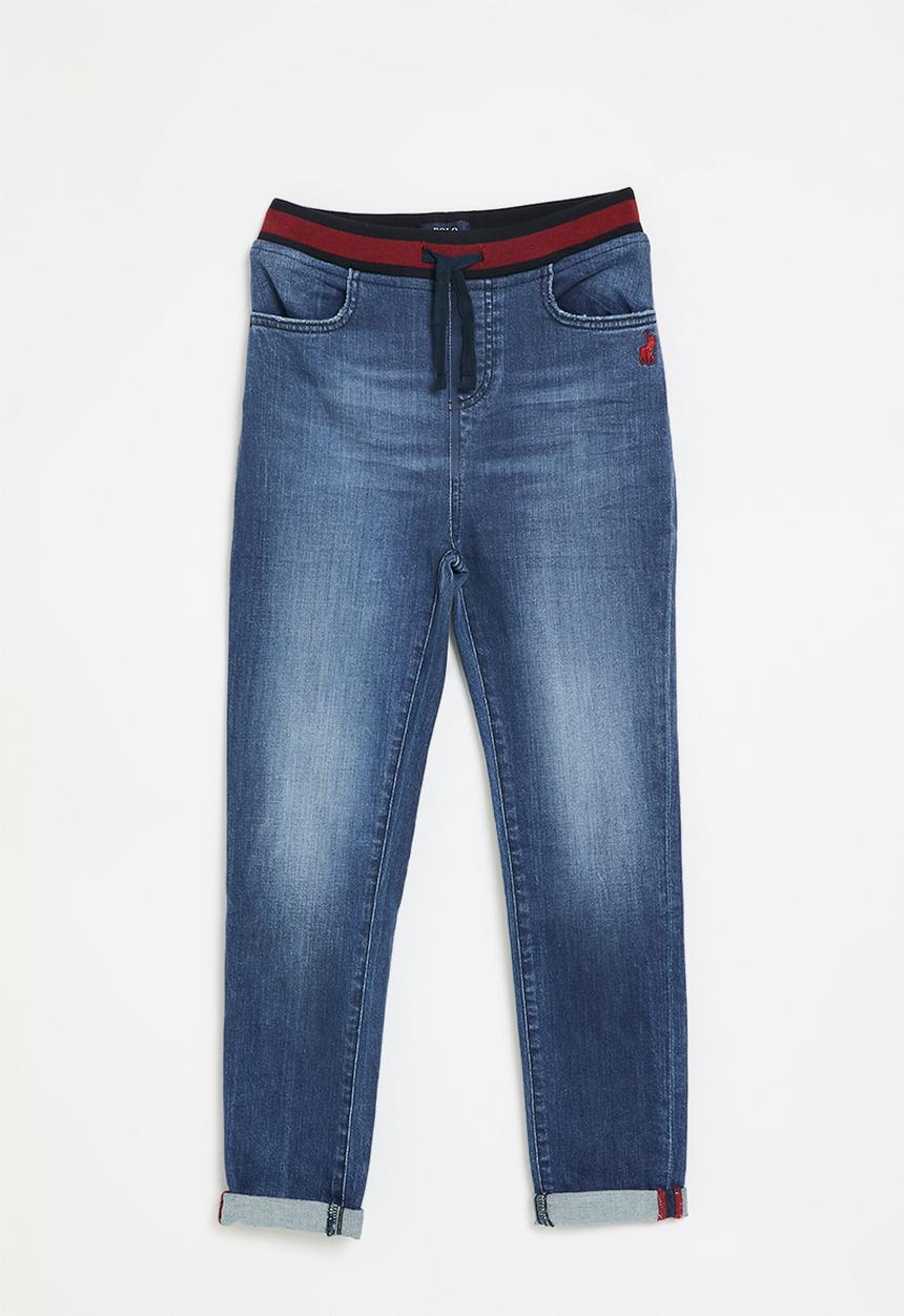 POLO - Boys alex slim fit jean - light wash