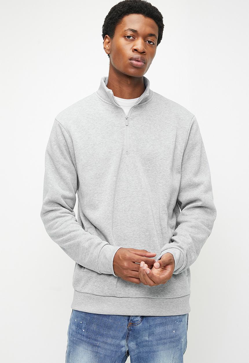 Brave Soul - Sweatshirts - Light Grey Marl