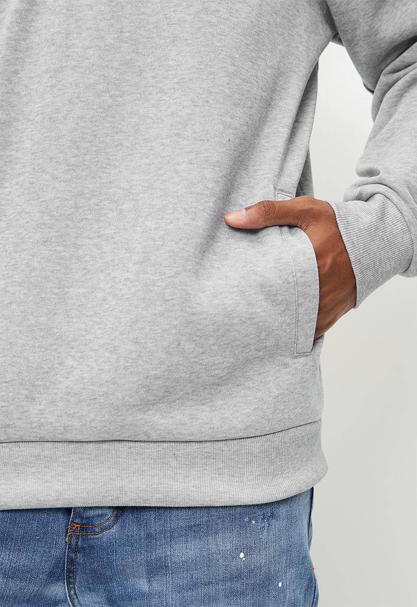 Brave Soul - Sweatshirts - Light Grey Marl