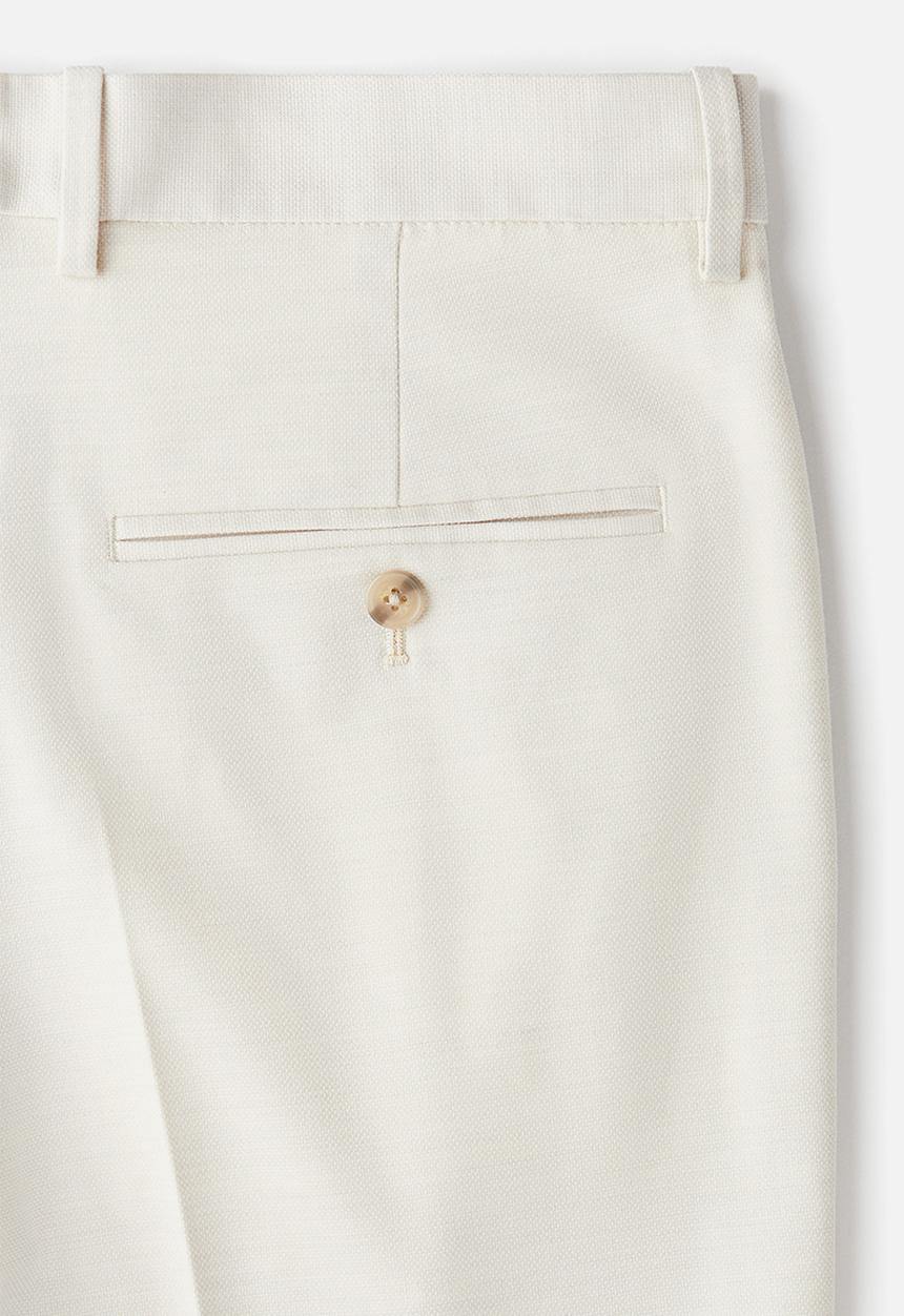 H&M - Regular fit suit trousers - white