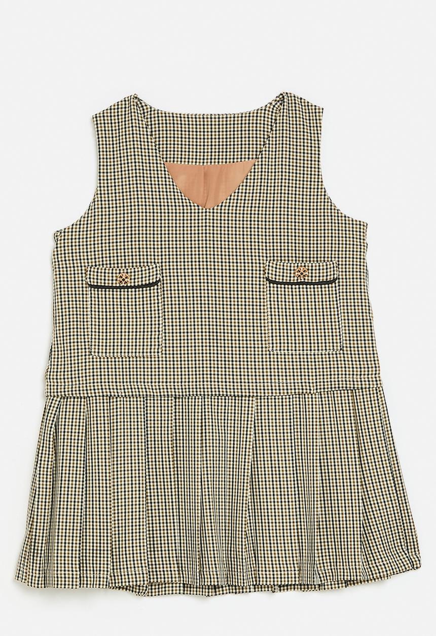 Pop Candy - Check dress -multi