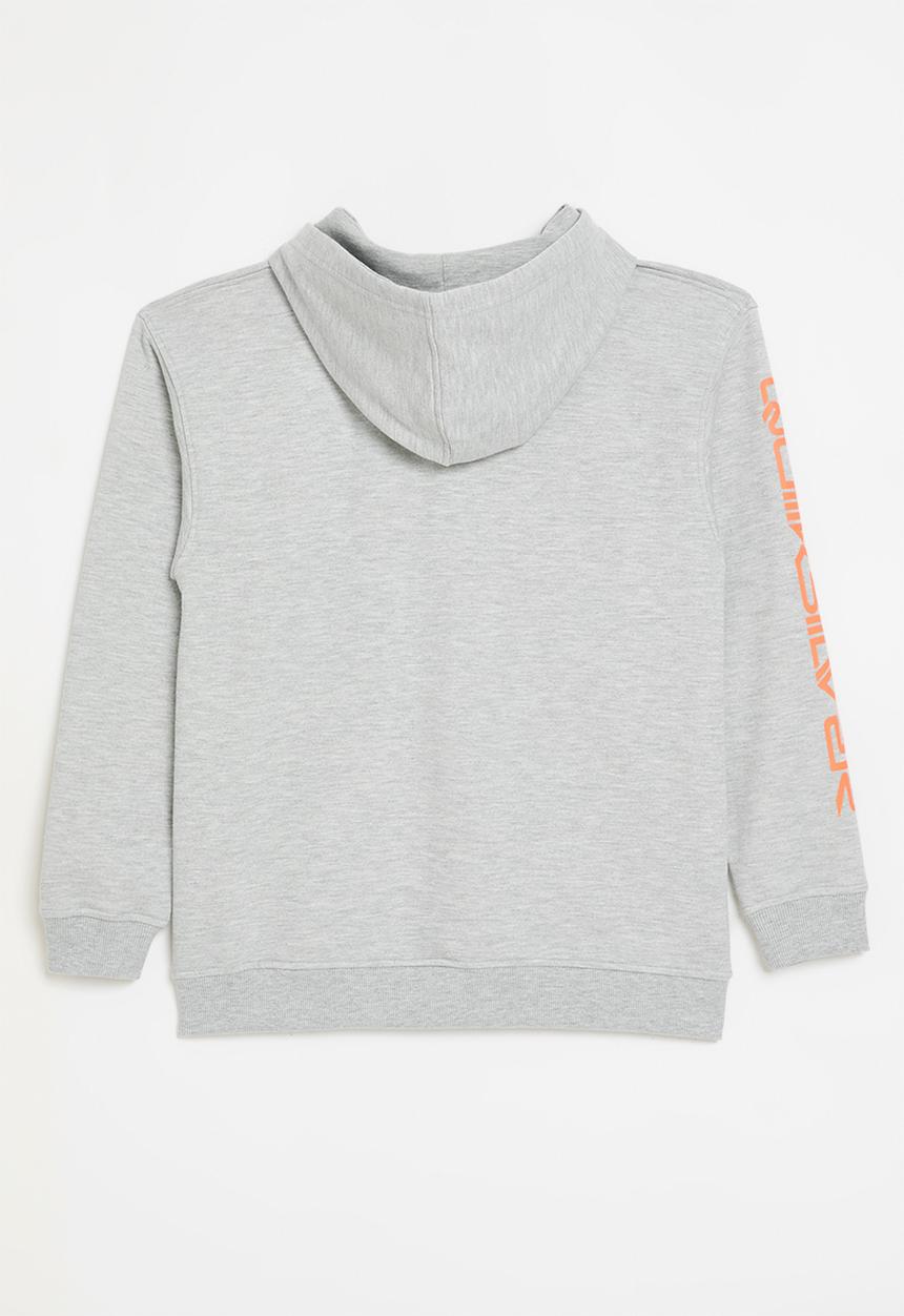 Quiksilver - Omni logo hoodie boys - light grey heather