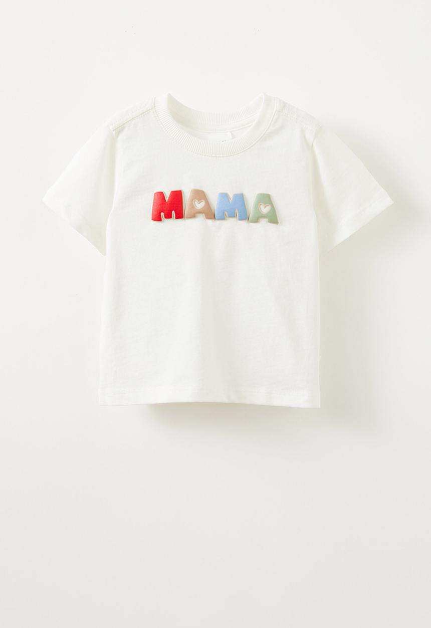 Cotton On - Jamie short sleeve graphic print tee - vanilla/mama