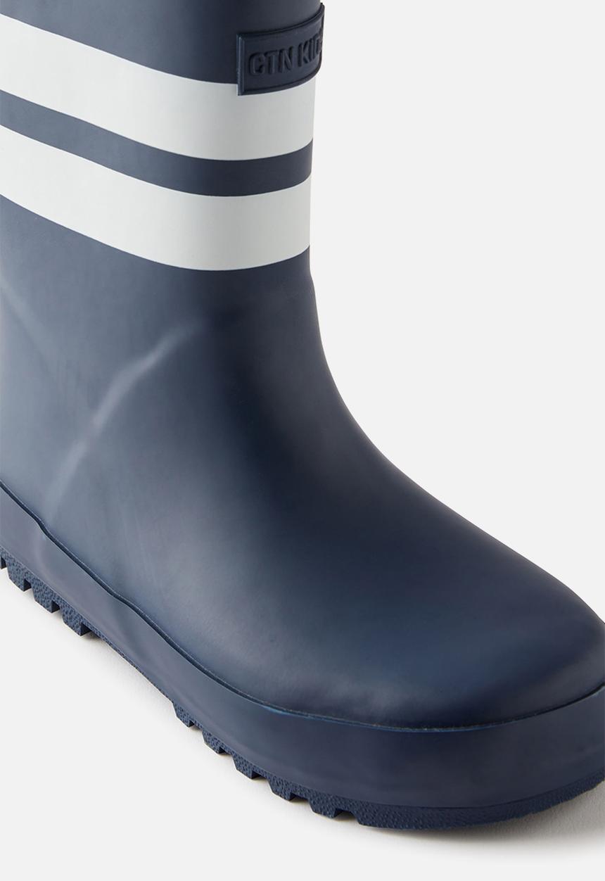 Cotton On - Kids rainboot - squid ink/stripe