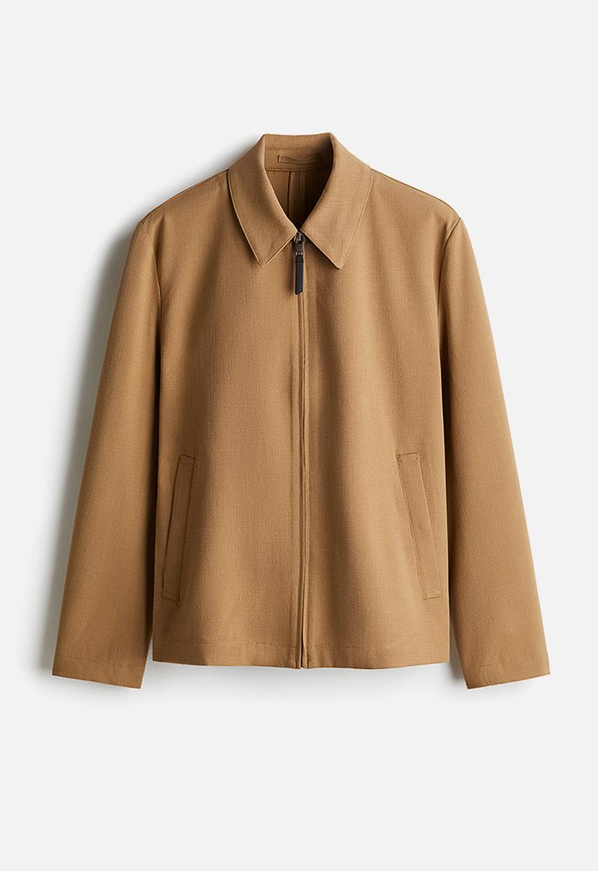H&M - Regular fit jacket - dark beige