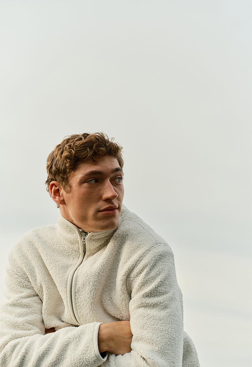 H&M - Regular fit teddy jacket - white
