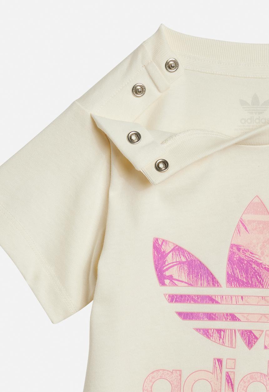 adidas Originals - Short Tee Set Crewht - Beige