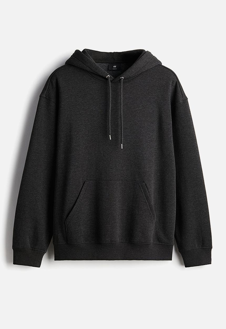 H&M - Loose fit hoodie - black