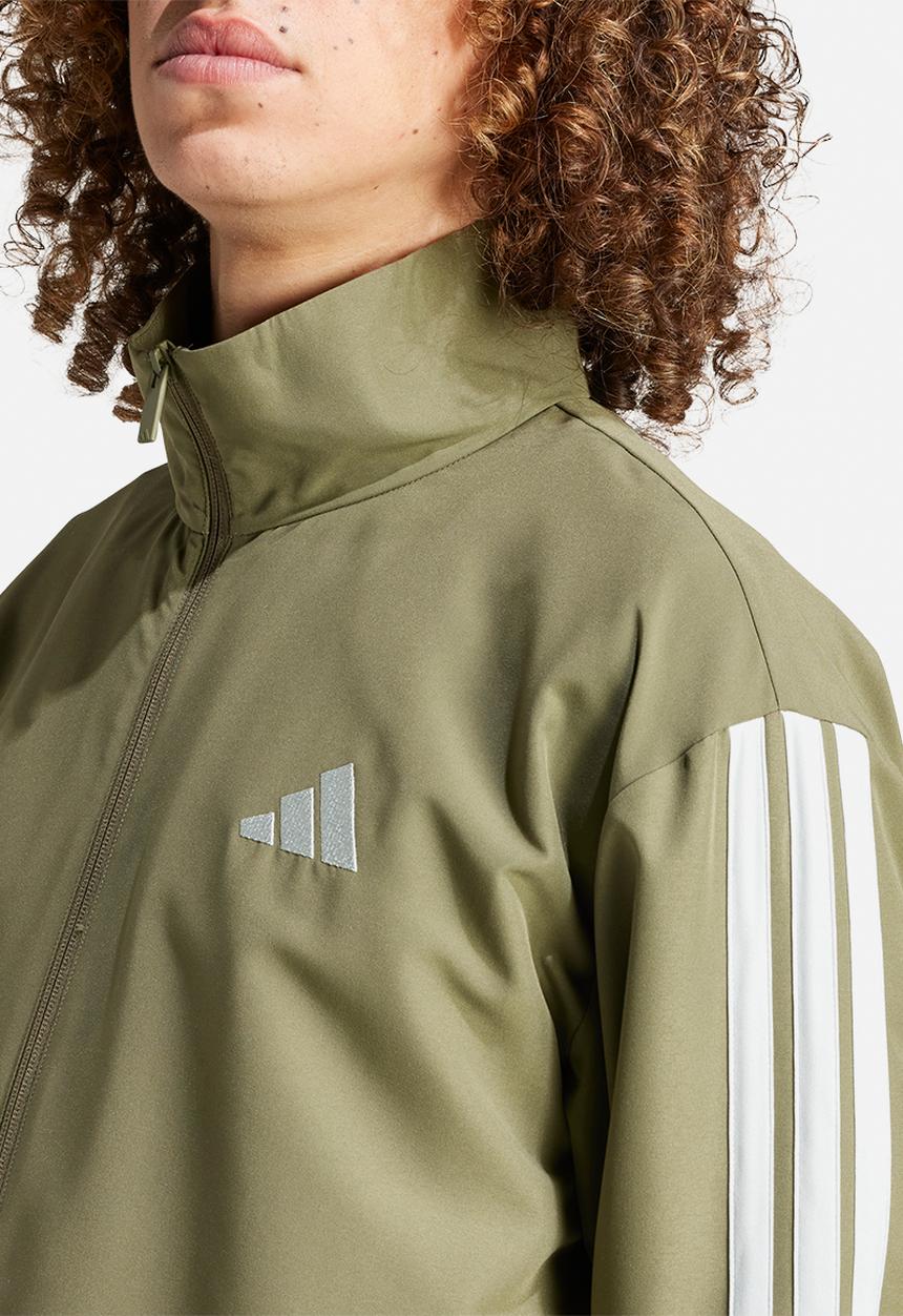 adidas Performance - Sportswear Basic 3-Stripes Woven Tracksuit set - Khaki