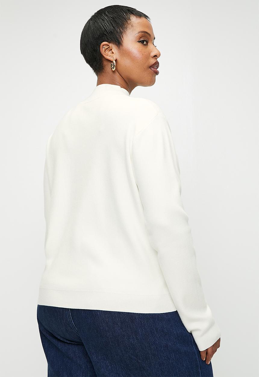 MANGO - Plus Sweater Tentacio - Light Beige