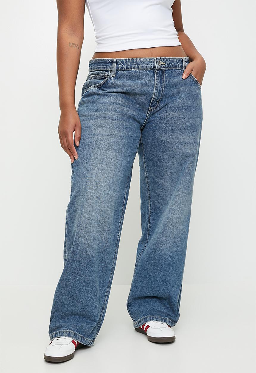 Cotton On - Plus low rise straight jean - pure blue