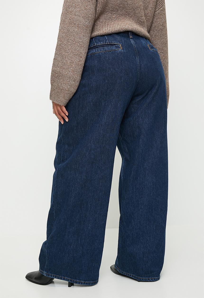 Cotton On - Plus lyocell trouser jean - blue rinse