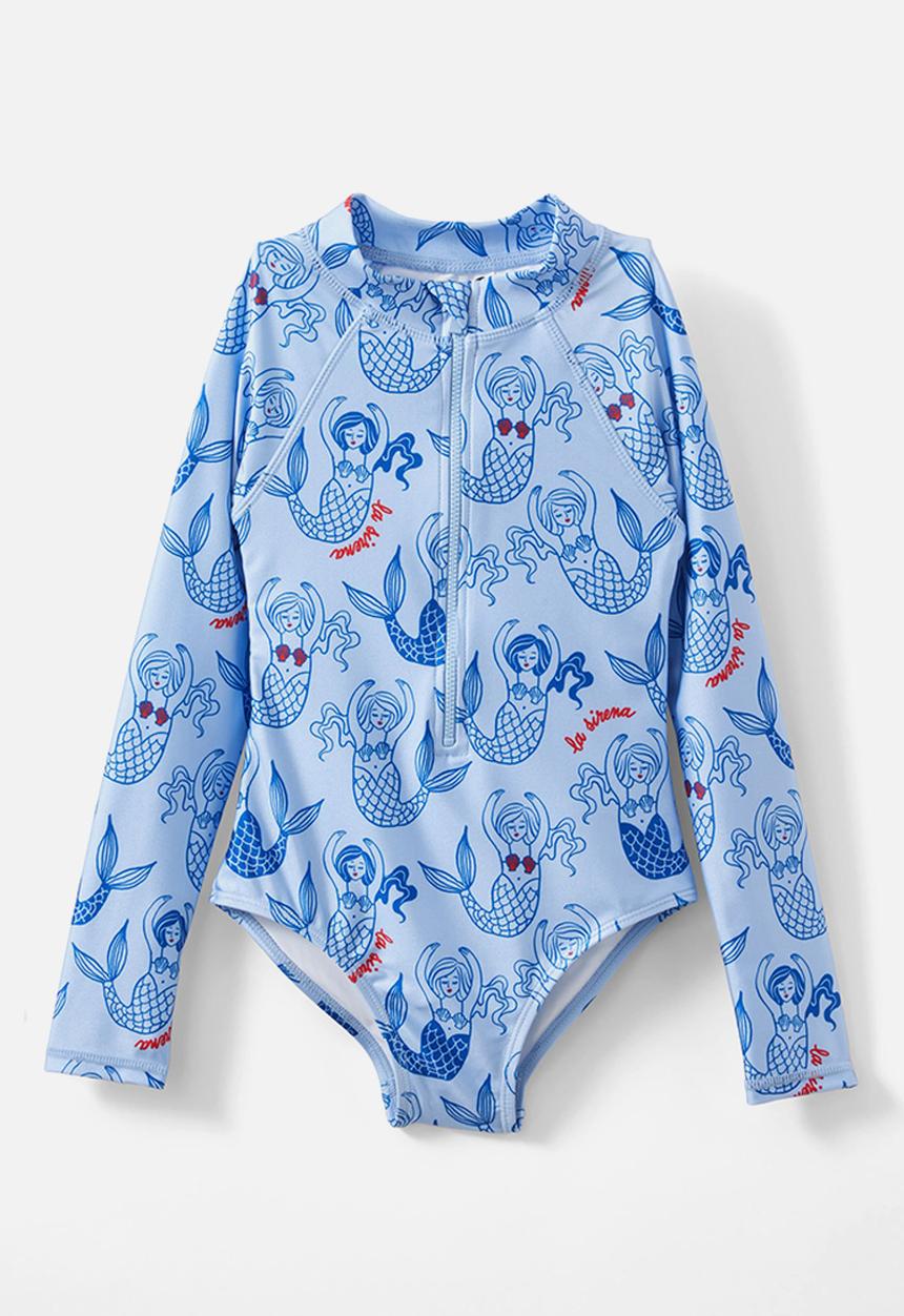 Cotton On - Lydia one piece - dawn blue/mermaid