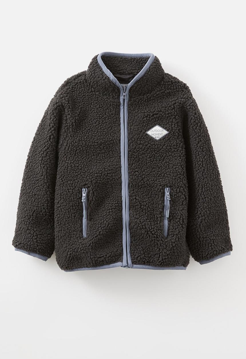 Cotton On - Seb sherpa jacket - phantom/steel