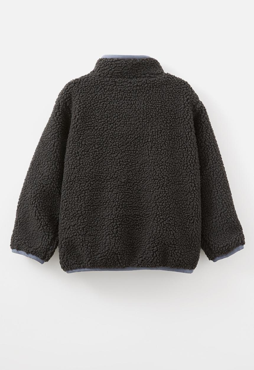Cotton On - Seb sherpa jacket - phantom/steel