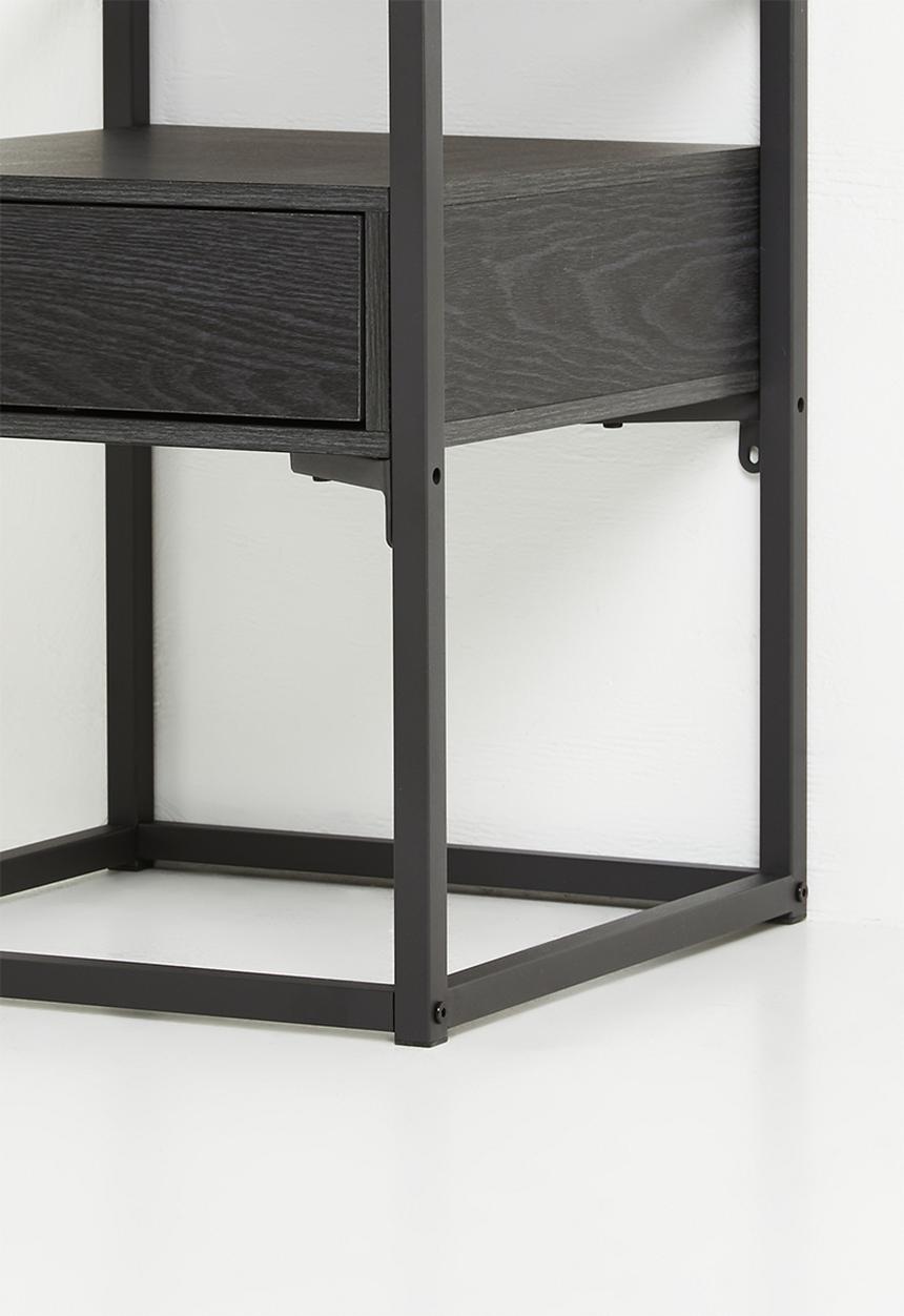 Sixth Floor - Madden Bedside Table - Black
