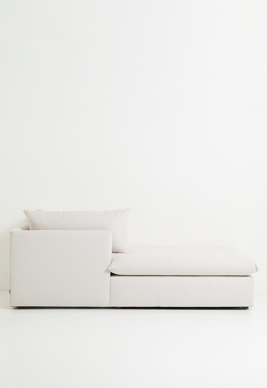 Zorora - Lira Luxe Daybed Left - Jordan Alabaster