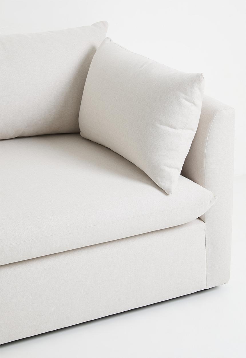 Zorora - Lira Luxe Daybed Left - Jordan Alabaster
