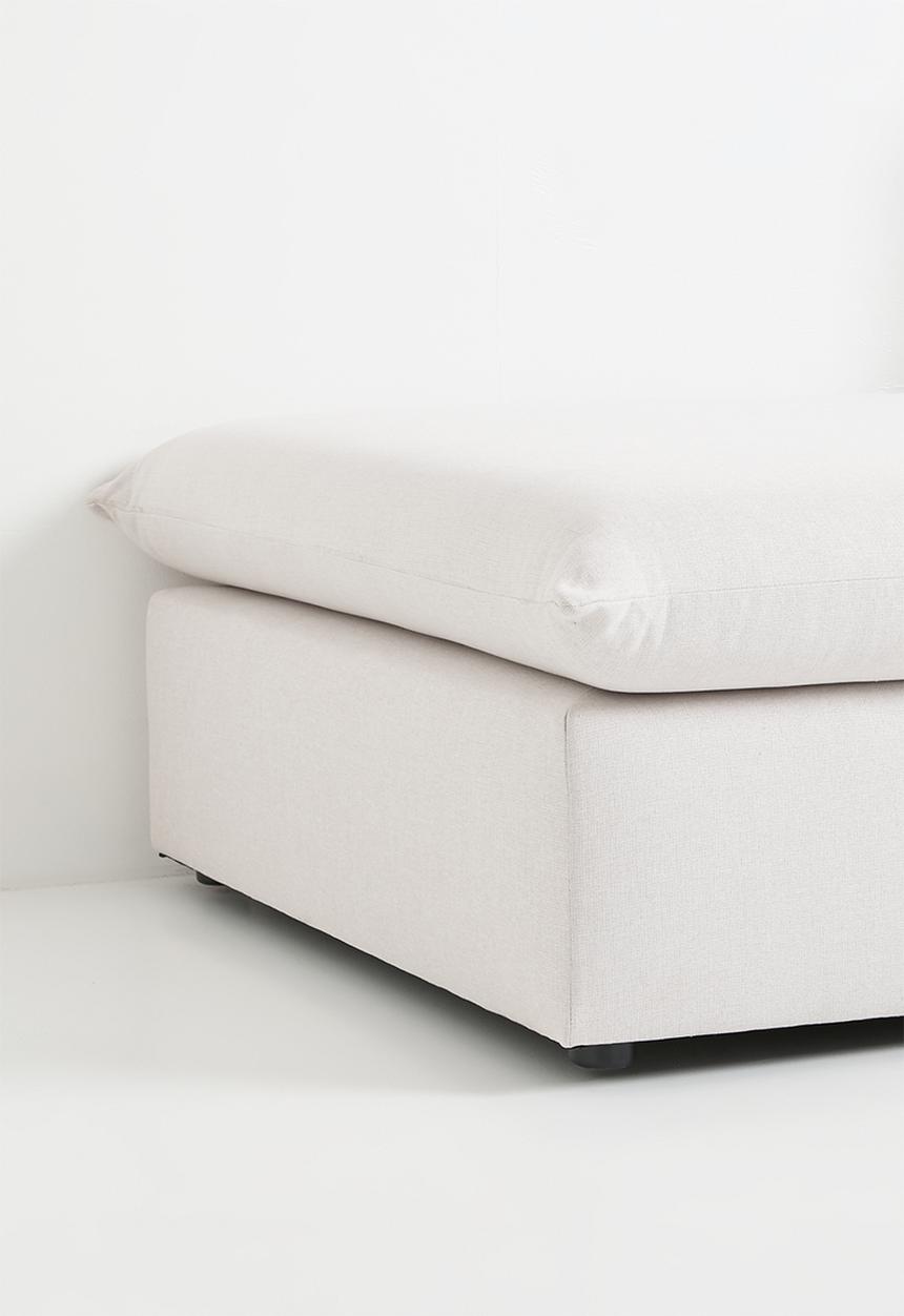 Zorora - Lira Luxe Daybed Left - Jordan Alabaster