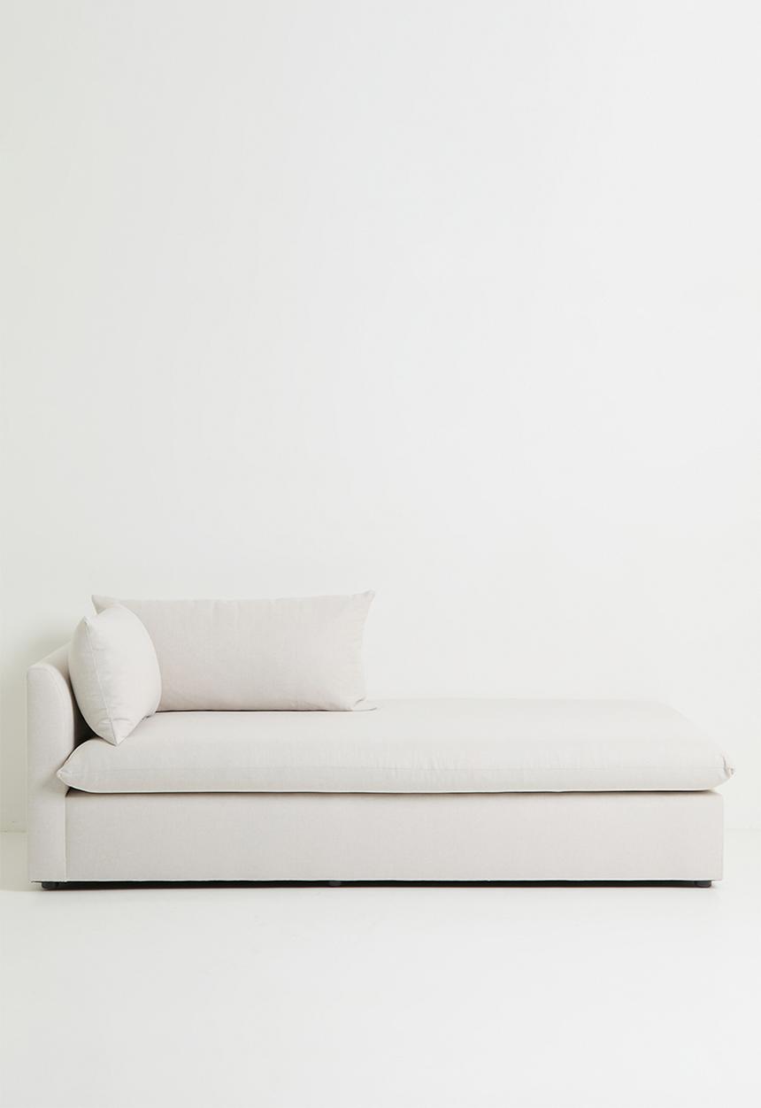 Zorora - Lira Luxe Daybed Right - Jordan Alabaster