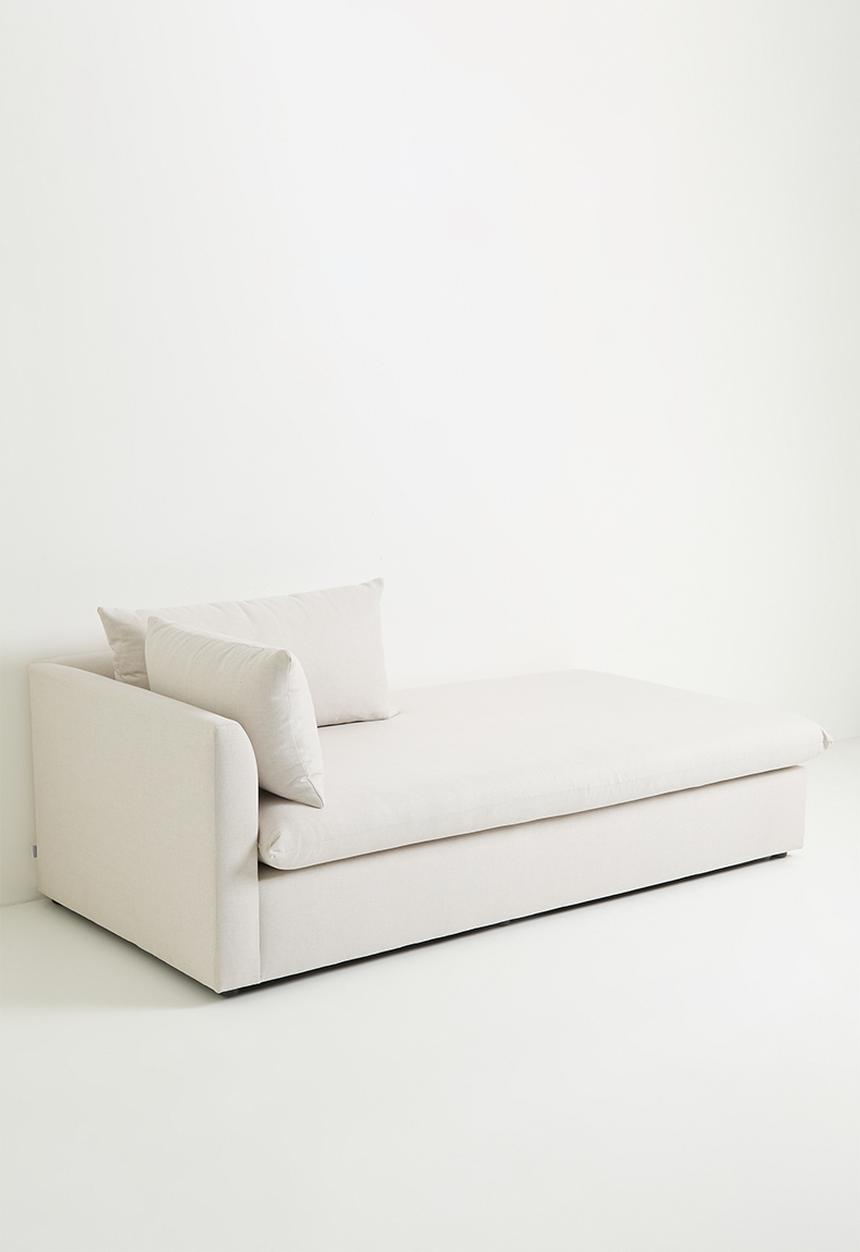 Zorora - Lira Luxe Daybed Right - Jordan Alabaster