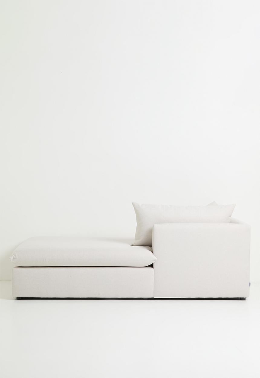 Zorora - Lira Luxe Daybed Right - Jordan Alabaster