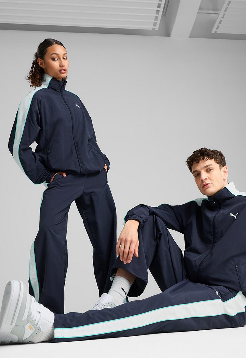 PUMA - T7 Oversized Track Pants WV op - New Navy