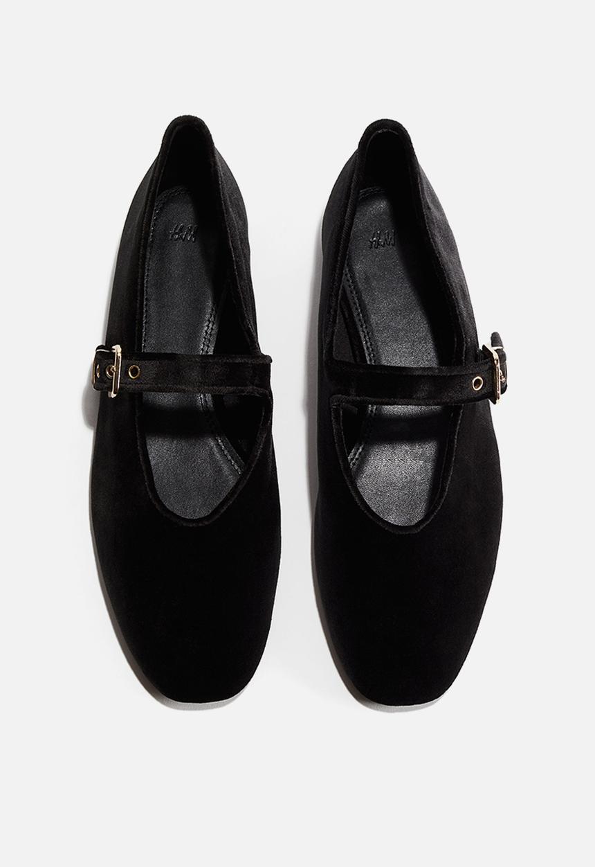 H&M - Mary jane ballet pumps - black