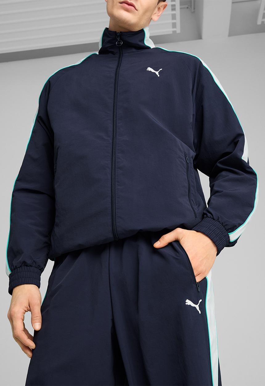 PUMA - T7 Oversized Track Pants WV op - New Navy