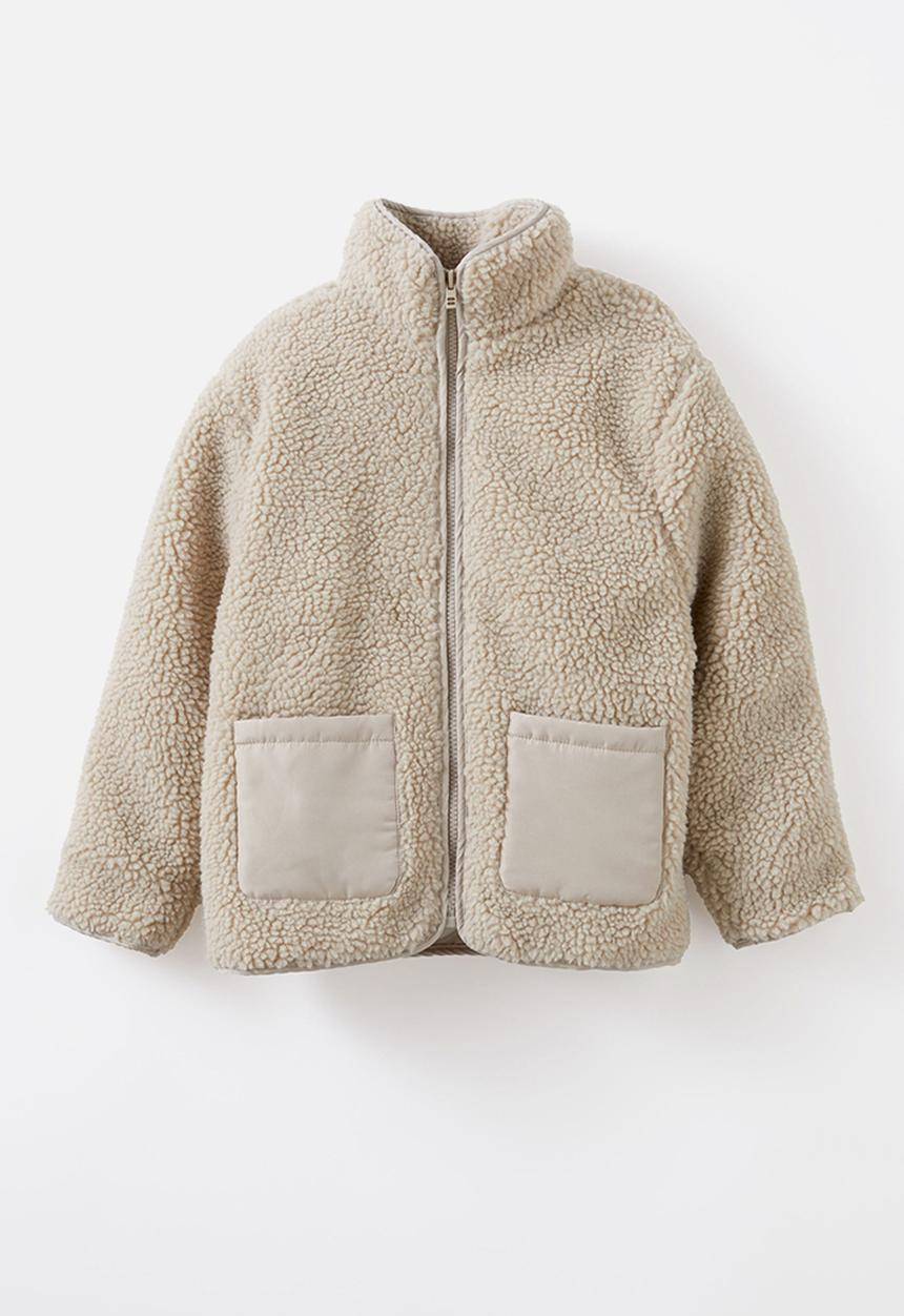 Cotton On - Sophia teddy jacket - rainy day