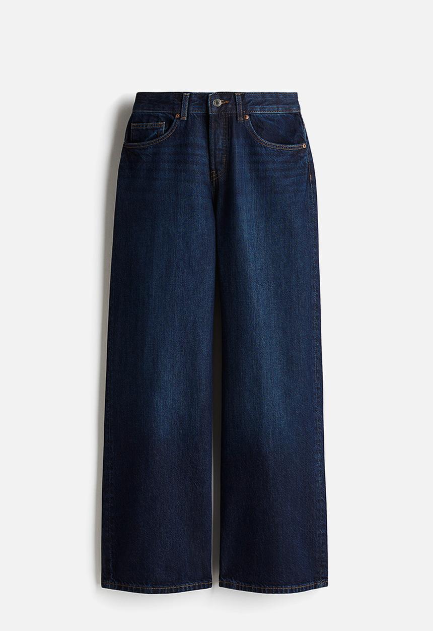 H&M - Wide jeans - dark denim blue