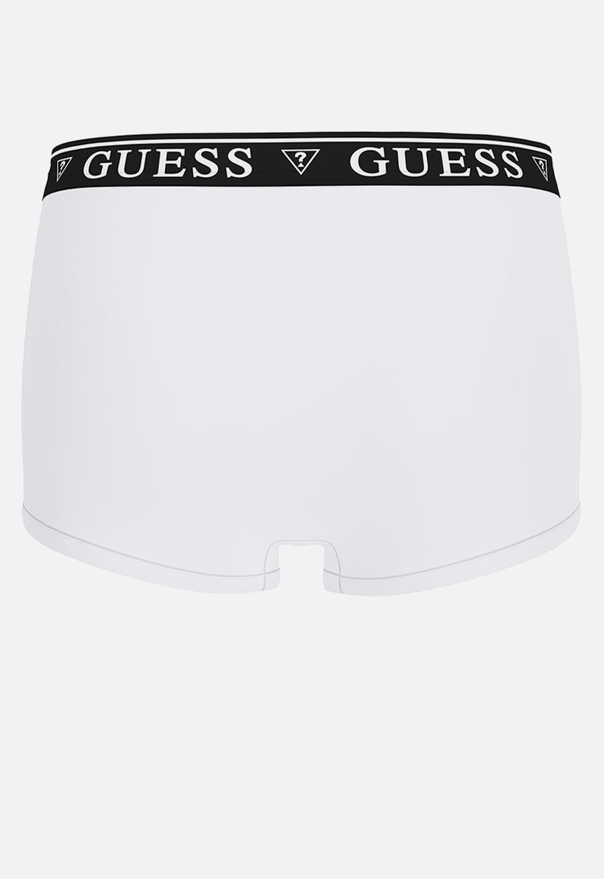 GUESS - Barney Cash Counte Boxer Trunk - Pure White