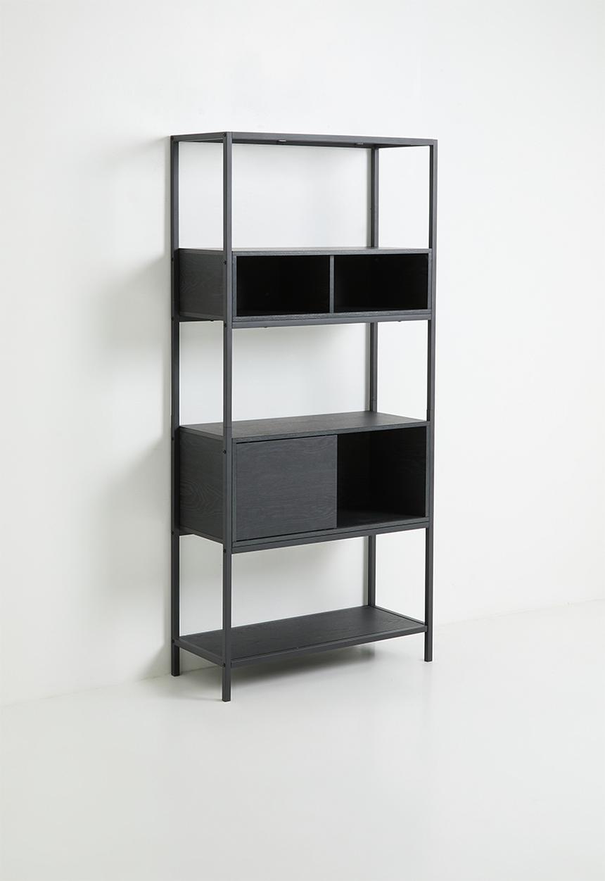 Sixth Floor - Madden Open Storage Shelf - Black